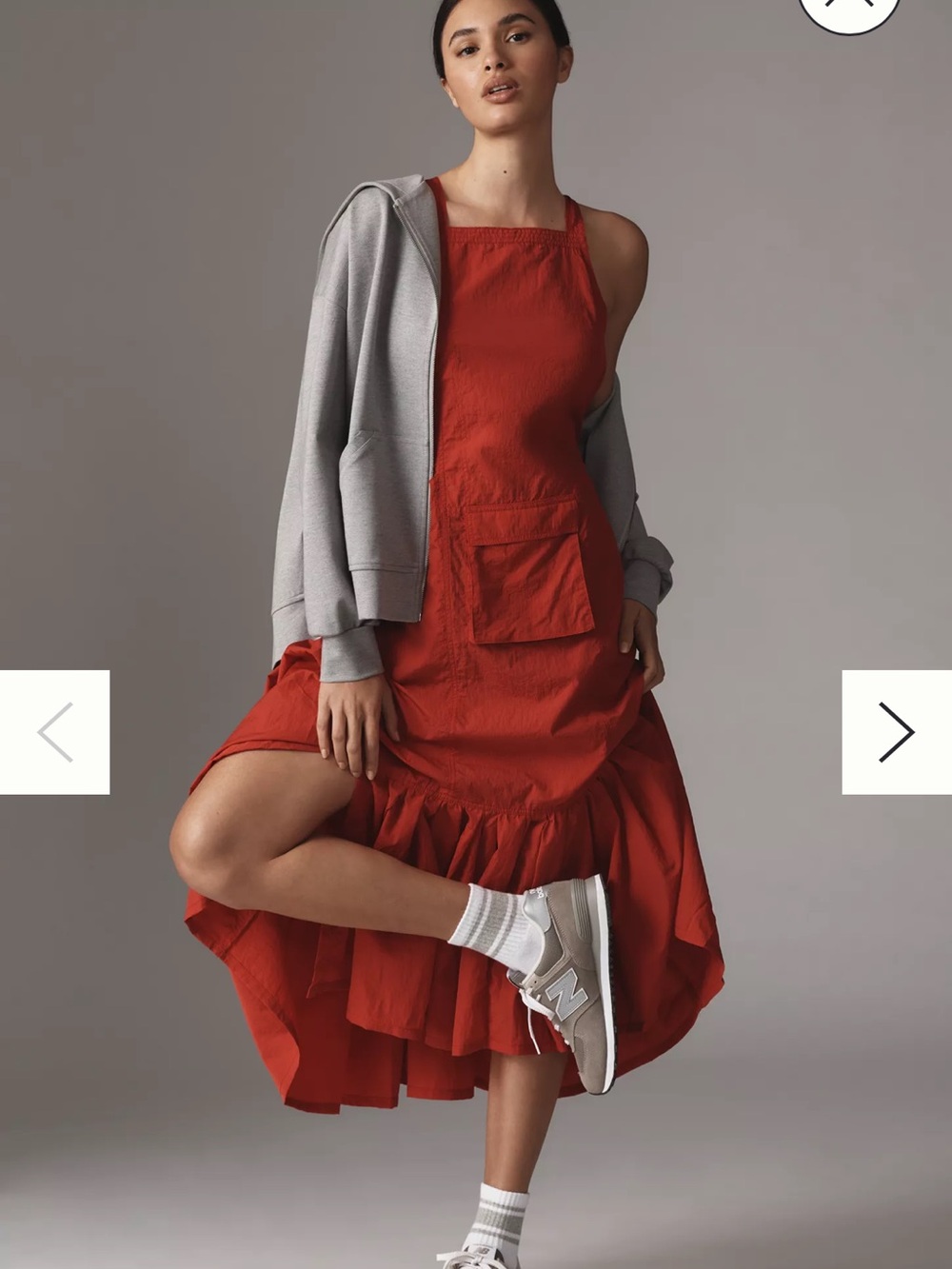 Daily Practice by Anthropologie Red Hem  Dress - Picture 4 of 10